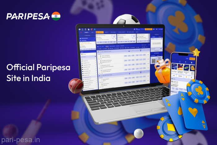 Paripesa in India online casino offers a wide range of sports betting and casino options