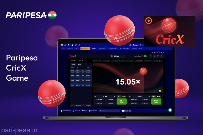 Paripesa CricX is one of the popular crash games in India